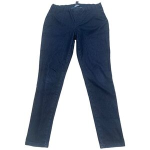 💙 George Dark Wash Denim Look Leggings - Size L/G